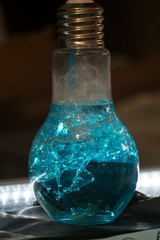 電球型ボトル入りジュース