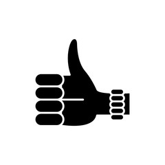 Hand thumb up icon vector illustration graphic design