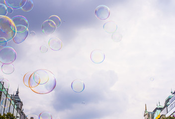 bubbles and clouds 