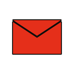 envelope sign  vector illustration
