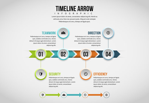 Arrow Timeline Infographic 1