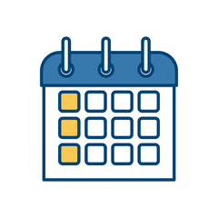 Calendar event date icon vector illustration graphic design
