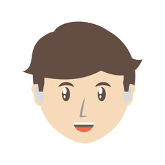 man  head vector illustration