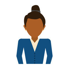 businesswoman  avatar  vector illustration