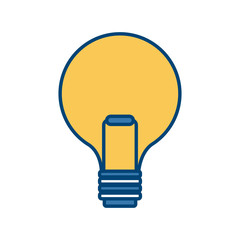 Bulb light energy icon vector illustration graphic design