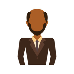 businessman  avatar vector illustration