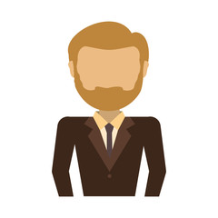 businessman  avatar vector illustration