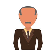 businessman  avatar vector illustration
