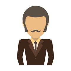 executive man  avatar vector illustration