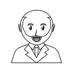 old man  avatar vector illustration