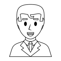young man  avatar vector illustration