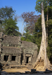 Obraz premium ruins of Prasat Kravan temple in Angkor Wat (Siem Reap, Cambodia),12th century,...