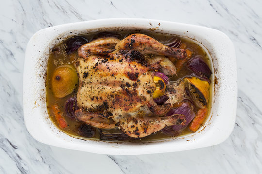 Roasted chicken