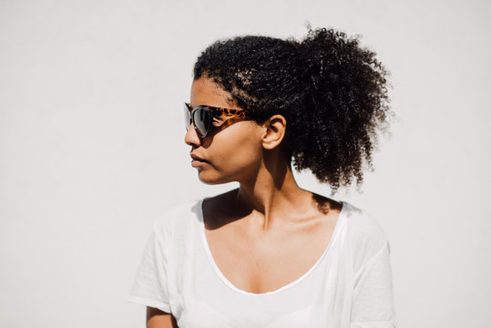 Portrait of a beautiful african american young woman