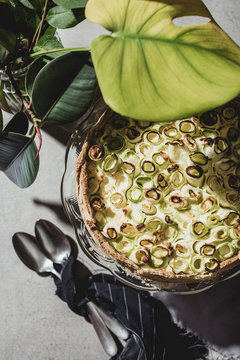Zucchini tart