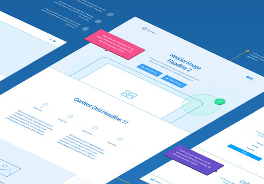Platforma Web Wireframe Kit