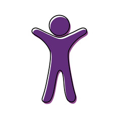 pictogram male vector illustration