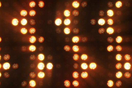 Flashing lights bulb spotlight flood lights arrow vj led wall stage led display blinking lights