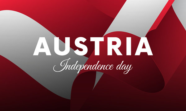Austria independence day. Vector illustration.