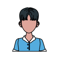 Fototapeta premium Young man cartoon icon vector illustration graphic design