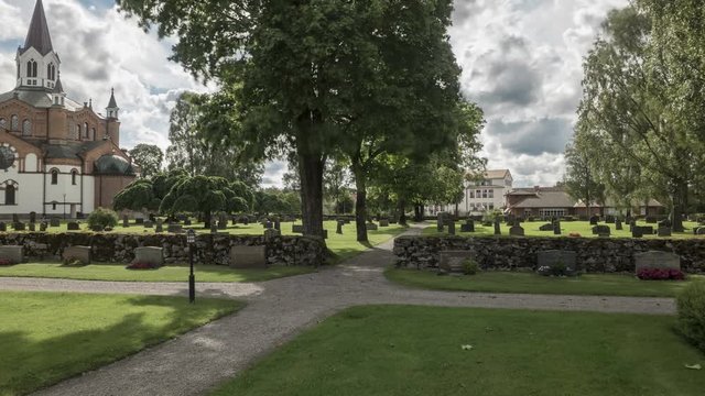 Swedish Central Plan Church in Tranemo time-lapse