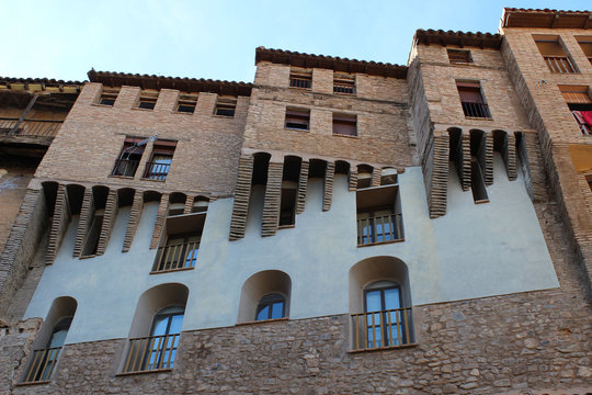 Casas colgantes de Tarazona (Zaragoza, Arag&oacute;n, Espa&ntilde;a)