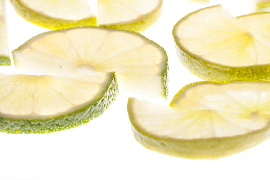 Slices of lime