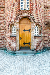 Church back door