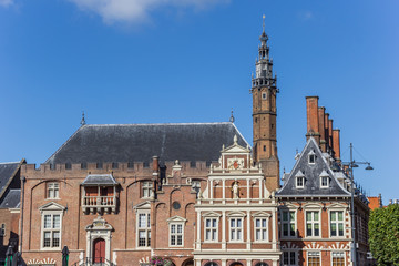 Historic city hall in the center of Haarlem