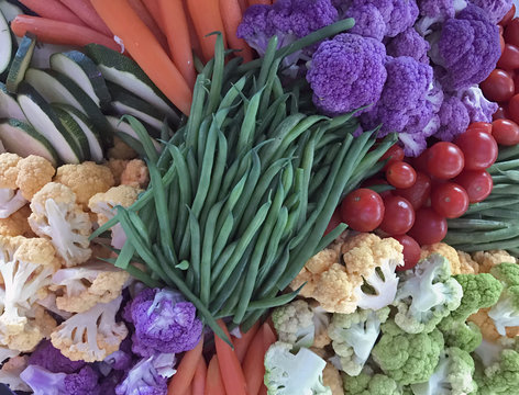 Presentation Of Vegtables