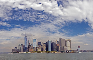 Naklejka premium Lower Manhattan in New York City