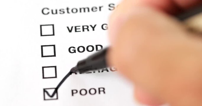 Customer services survey