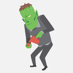 Halloween costume monster