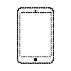 smartphone  sticker  vector illustration