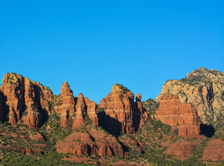 Towering landscape in Sedona Arizona