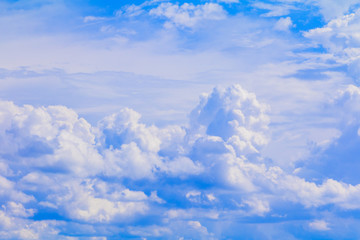 blue sky vivid with cloud in summer art of nature beautiful and copy space for add text