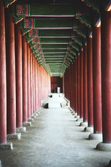 Fototapeta premium Korean traditional style architect design for palace 