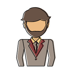 man professional   avatar vector illustration