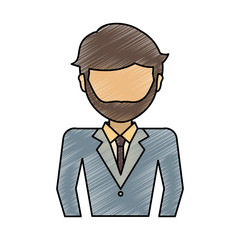 colorful  businessman  over white background  vector illustration