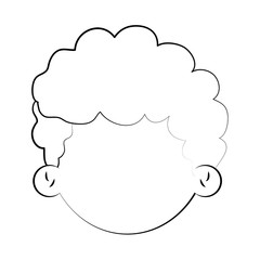 Little boy cartoon icon vector illustration graphic design