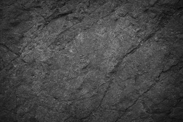 Papier Peint photo Pierres Fond ou texture d& 39 ardoise noire gris foncé. Fond d& 39 ardoise noire