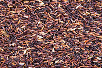 Brown rice background texture