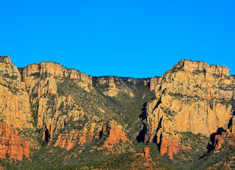 Towering landscape in Sedona Arizona