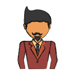  colorful  businessman  over white background  vector illustration