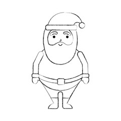 christmas happy santa claus character