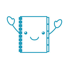 kawaii address book business office cartoon