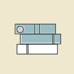 Vector of office supply icon