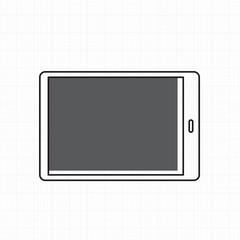 Vector of digital tablet icon