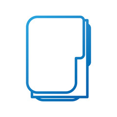 office folder file paper document icon