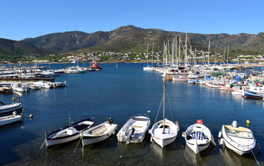 Paisajes panorámicos de la Costa Brava, Gerona España
